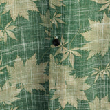 Grünes Retro-Hawaiihemd für Herren mit Brusttasche