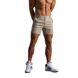 Elegante Herren-Chinoshorts