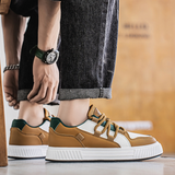 Braune Herren-Sneaker aus Leder
