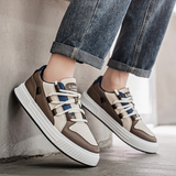 Braune Herren-Sneaker aus Leder