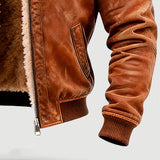 Detlef Herren-Thermojacke in Leder-Optik