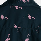 Hawaii-Herrenhemd mit Flamingos