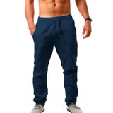 Luftige Herrenhose mit Leinen