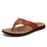 Lässige Herren-Ledersandalen