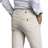 Elegante unifarbene Herrenhose