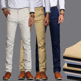 Elegante unifarbene Herrenhose