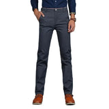 Elegante unifarbene Herrenhose