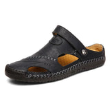 Klassische Herren-Ledersandalen
