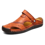 Klassische Herren-Ledersandalen