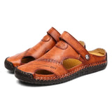 Klassische Herren-Ledersandalen
