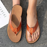 Lässige Herren-Ledersandalen