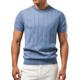 Geripptes Herren-T-Shirt