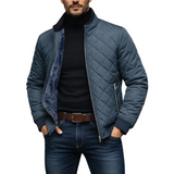 Herren-Steppjacke mit Fleecefutter