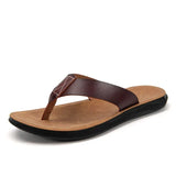 Lässige Herren-Ledersandalen