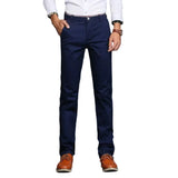 Elegante unifarbene Herrenhose