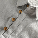 Levin Herren-Poloshirt mit Leinen