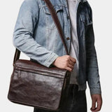 Manfred klassische Herren-Messenger-Tasche