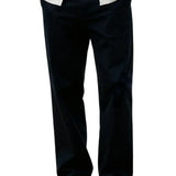 Herren-Chino mit Leinen – Marineblau