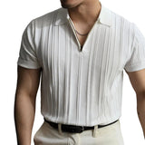 Herren-Poloshirt aus Baumwolle im Old-Money-Stil