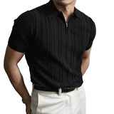 Herren-Poloshirt aus Baumwolle im Old-Money-Stil
