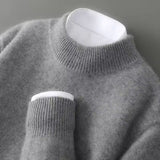 Eleganter Herrenpullover aus weichem Strick