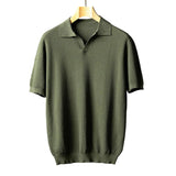 Elegantes Herren-Poloshirt aus Baumwollstrick