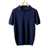 Elegantes Herren-Poloshirt aus Baumwollstrick