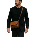 Jürgen Herren-Leder-Schultertasche