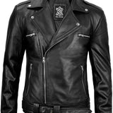 Bernd Herren-Bikerjacke aus Lammleder