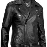 Bernd Herren-Bikerjacke aus Lammleder