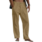 Klassische Herrenhose mit Leinen
