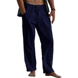 Klassische Herrenhose mit Leinen