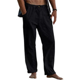 Klassische Herrenhose mit Leinen