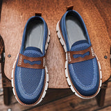 Bequeme Herrenschuhe aus Strick