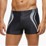 Elias – moderne gemusterte Herren-Badeshorts