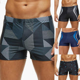 Elias – moderne gemusterte Herren-Badeshorts