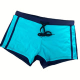 Helmut – sportliche Herren-Badeshorts in Aqua