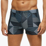 Elias – moderne gemusterte Herren-Badeshorts