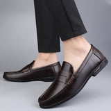 Elegante Premium-Ledermokassins für Herren