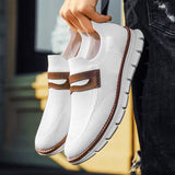 Bequeme Herrenschuhe aus Strick