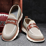Bequeme Herrenschuhe aus Strick