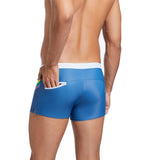 Bernd – Herrenbadehose mit Regenbogenstreifen