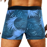 Hans – Herren-Badeboxer mit Tropenmuster