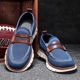 Bequeme Herrenschuhe aus Strick