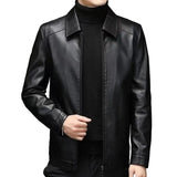 Lässige Herrenjacke aus Echtleder