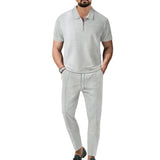 Herrenset: Poloshirt und Hose
