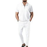 Herrenset: Poloshirt und Hose