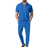 Herrenset: Poloshirt und Hose