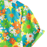 Luca Kurzarm-Herrenhemd im Hawaii-Stil – Grün
