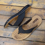 Offene Herren-Ledersandalen